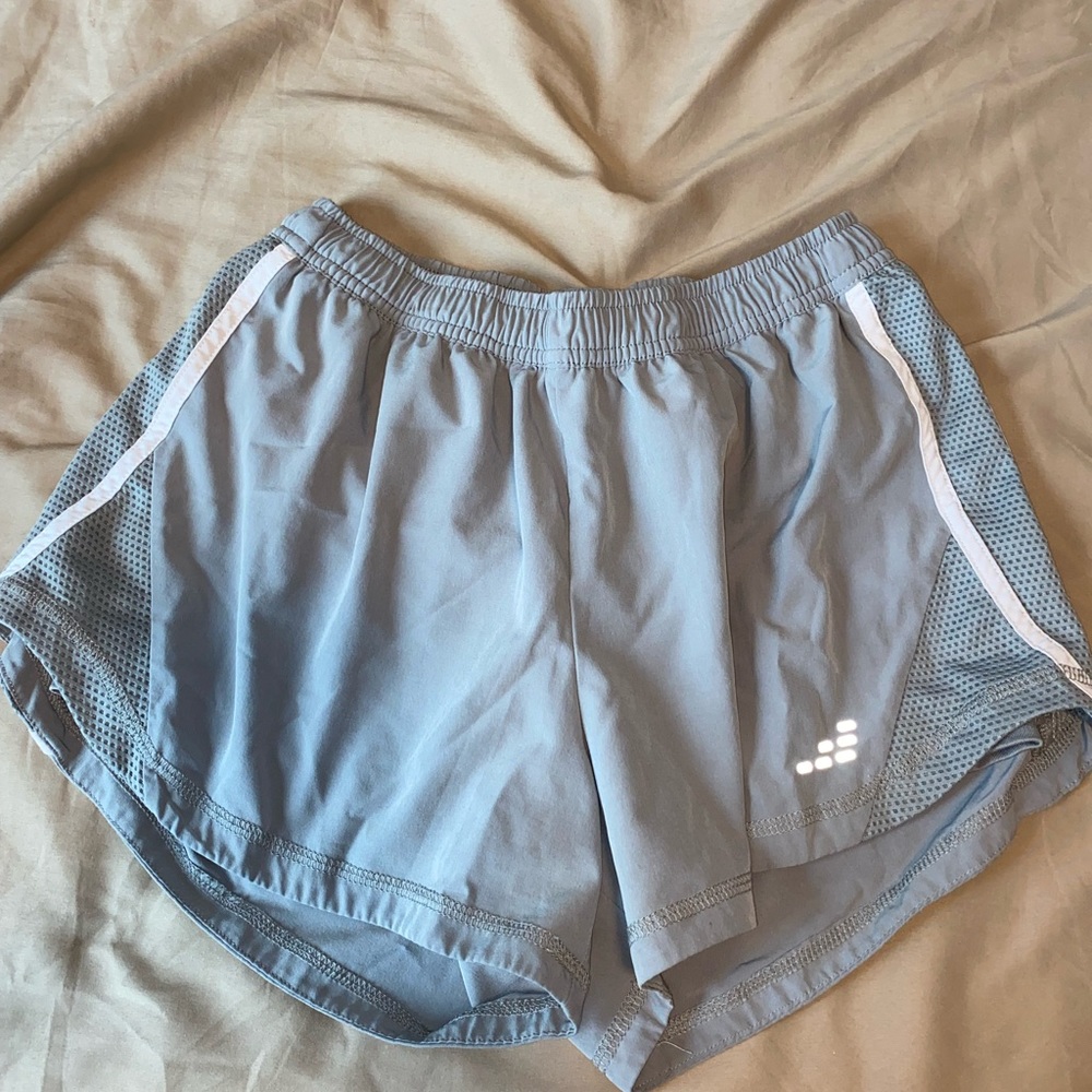 Gray athletic shorts